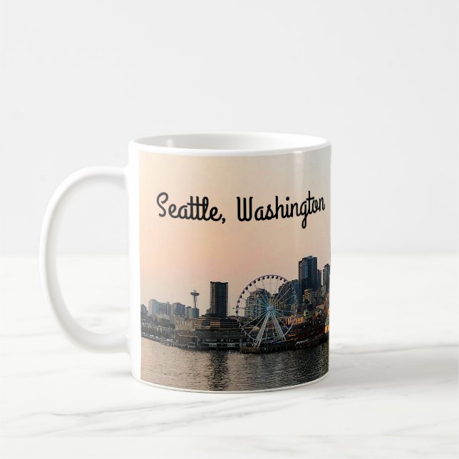 Seattle Skyline #5 Mug (Left)