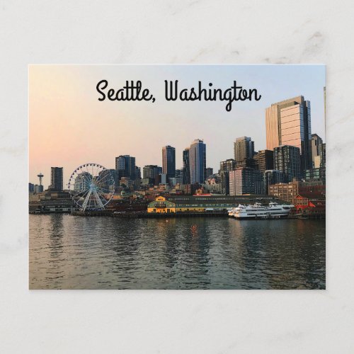 Seattle Skyline 5 Postcard