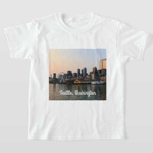 Seattle Skyline 5 T_shirt