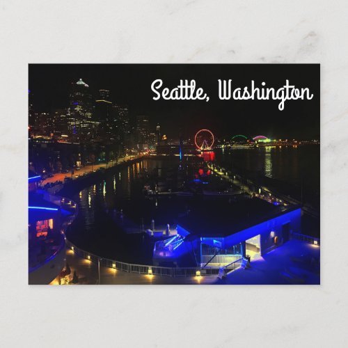 Seattle Skyline 6 Postcard