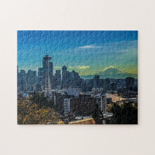 Seattle Skyline 9_2 Jigsaw Puzzle