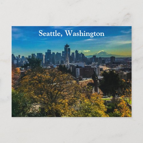 Seattle Skyline 9 Postcard
