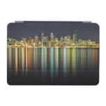 Seattle Skyline At Night With Reflection Ipad Mini Cover at Zazzle