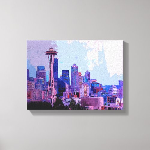 Seattle Skyline Canvas Print