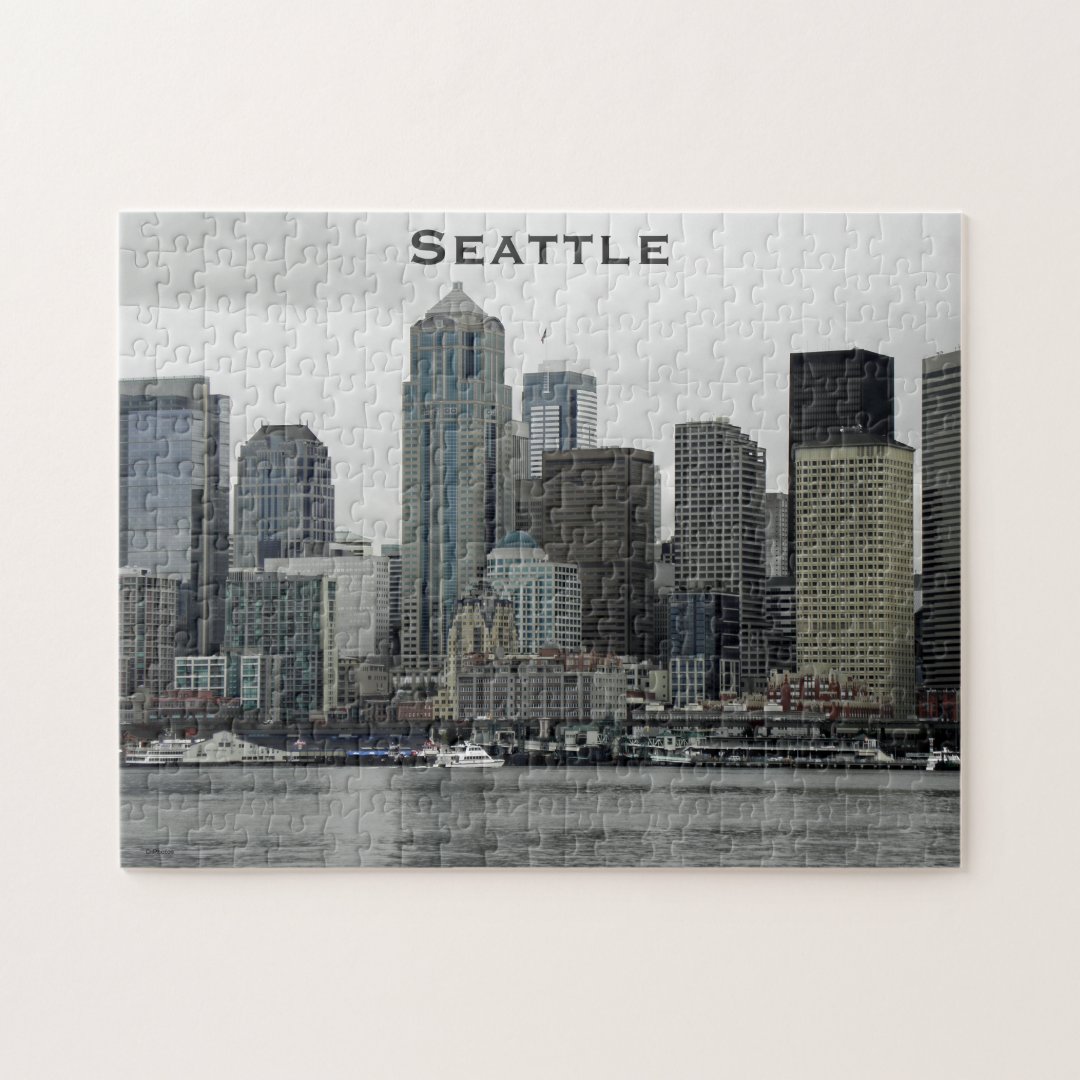 Seattle Skyline Jigsaw Puzzle Zazzle