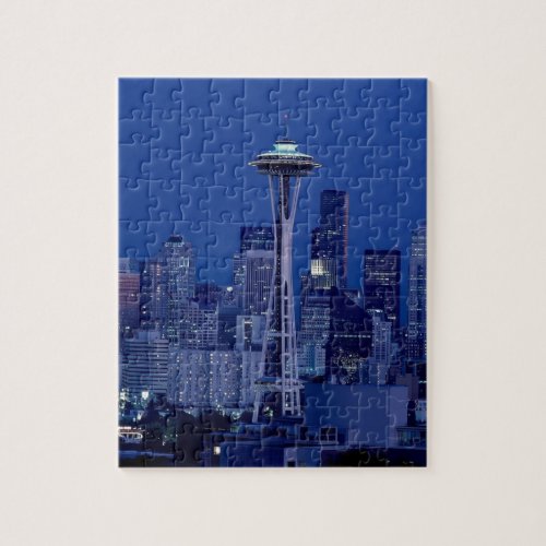 Seattle skyline jigsaw puzzle