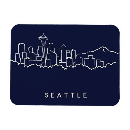 Seattle Skyline Magnet