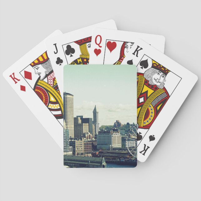 Seattle Skyline Poker Cards (Back)