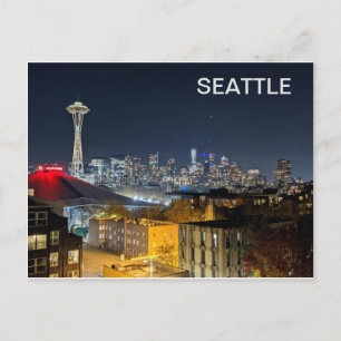 Seattle Skyline Postcard