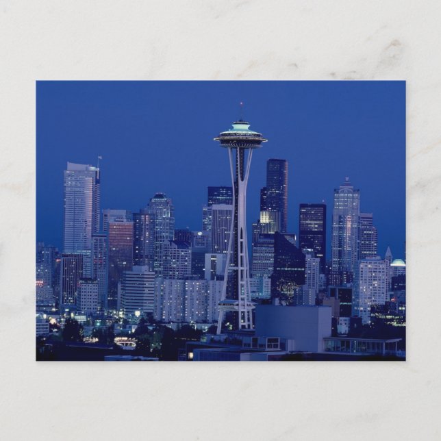 Seattle skyline postcard (Front)