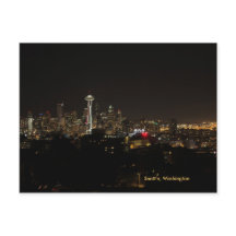 Seattle Skyline Postcard