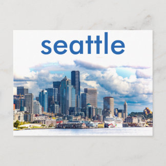 Seattle Skyline Postcard
