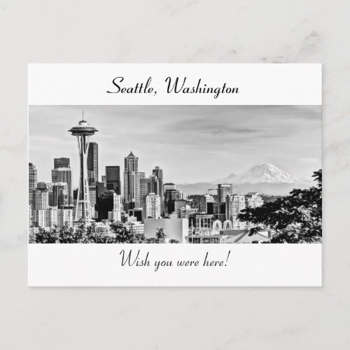 Seattle Skyline Postcard