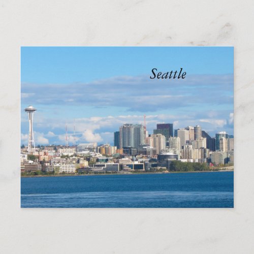 Seattle Skyline Postcard