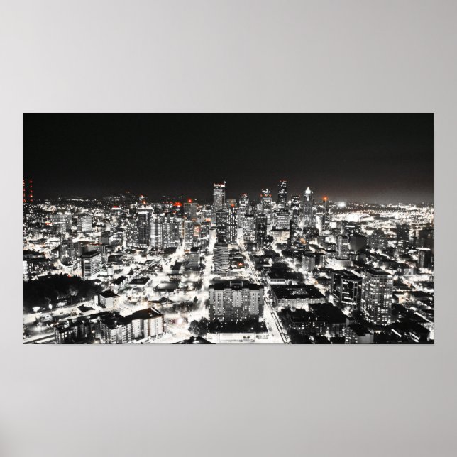 Seattle Skyline Poster (Front)
