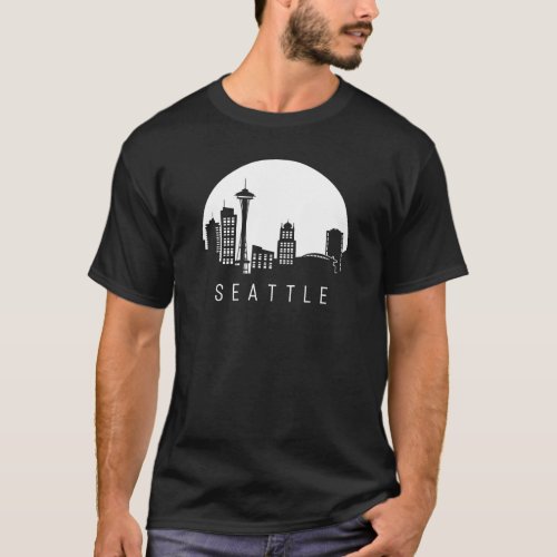 Seattle Skyline T_Shirt