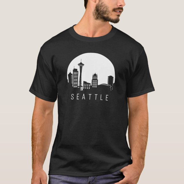 Seattle Skyline T-Shirt (Front)