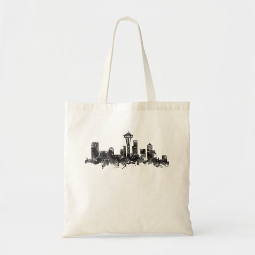 Seattle Skyline Tote Bag