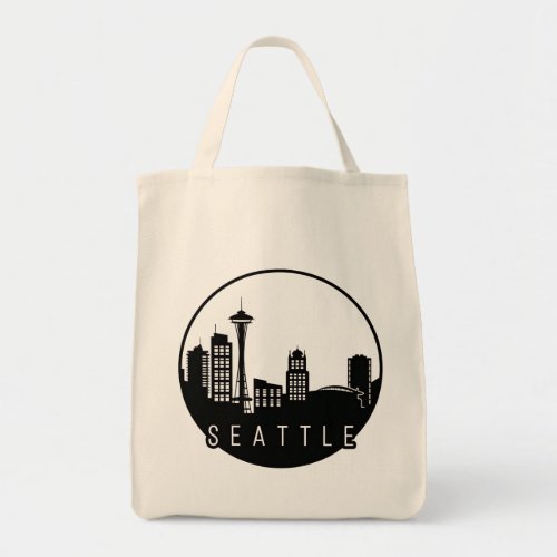 Seattle Skyline Tote Bag