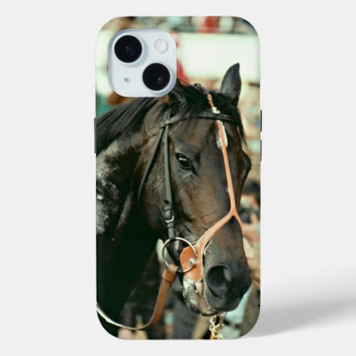 Seattle Slew Thoroughbred 1978 iPhone 15 Case