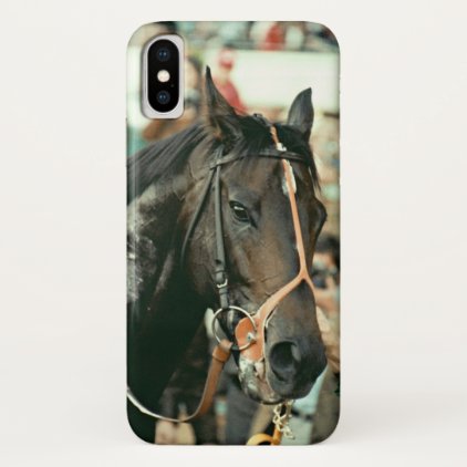 Seattle Slew Thoroughbred 1978 iPhone X Case