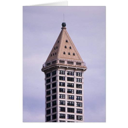 Seattle Smith Tower Blank Card (Front)