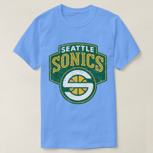 Seattle Sonics  T-Shirt (Design Front)