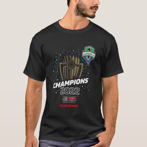 Seattle Sounders _ Champions 2022 Concacaf Champio T_Shirt