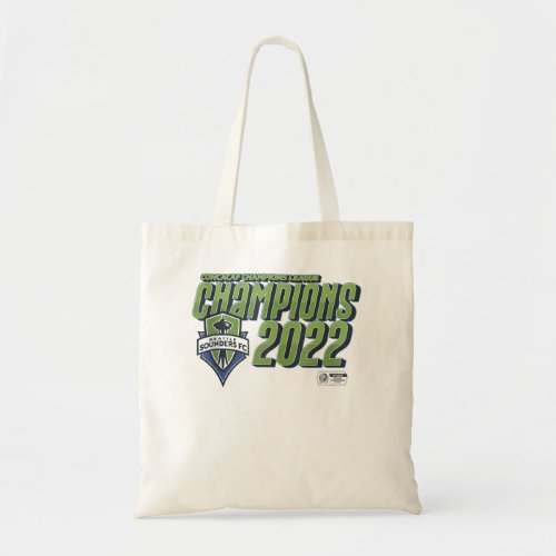 Seattle Sounders  Champions 2022 Concacaf Champion Tote Bag