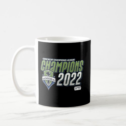 Seattle Sounders Champions 2022 Concacaf Champions Coffee Mug