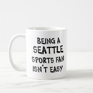 seattle sports fan, being coffee mug