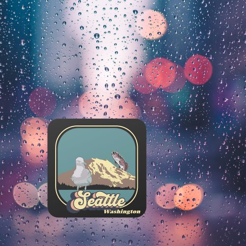 Seattle  square sticker