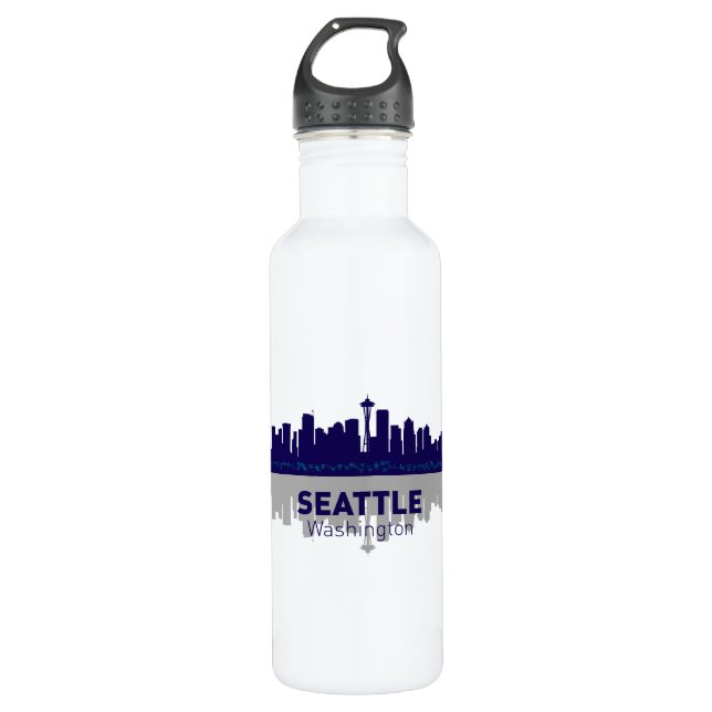 Seattle  stainless steel water bottle (Front)