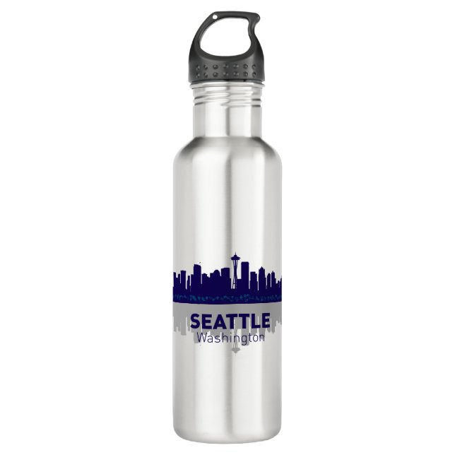 Seattle  stainless steel water bottle (Front)