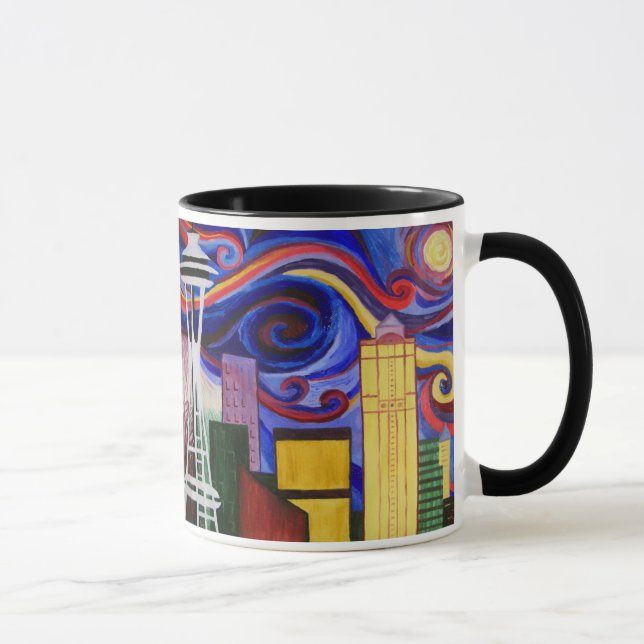 Seattle Swirl Mug (Right)