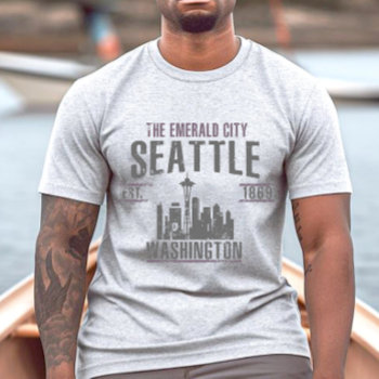 Seattle T-shirt by KDRTRAVEL at Zazzle