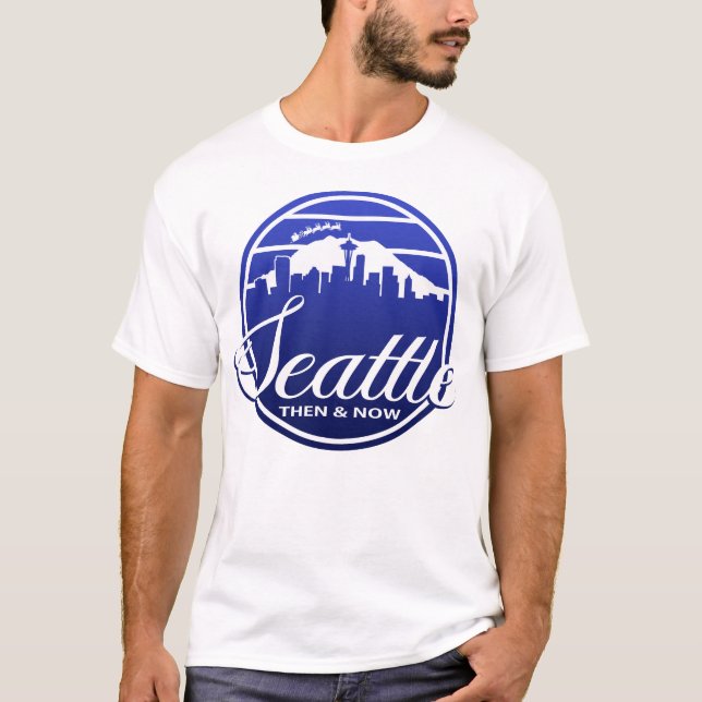 Seattle Then & Now T-Shirt (Front)