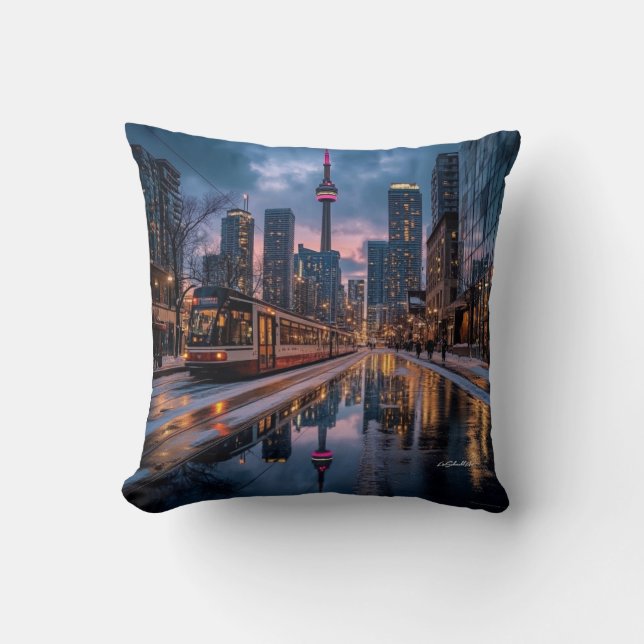 Seattle  throw pillow (Front)