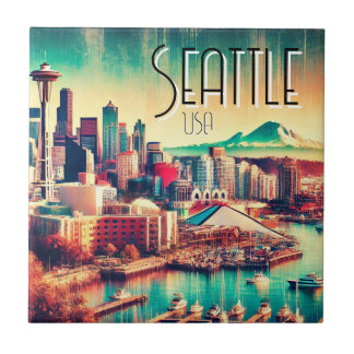 Seattle, USA Ceramic Tile