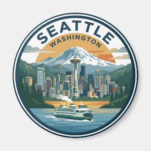 Seattle USA Magnet