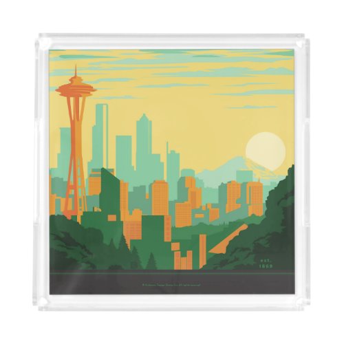 Seattle WA Acrylic Tray