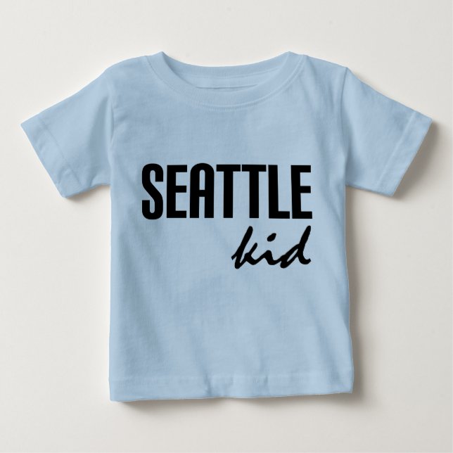 Seattle WA Kids Infant Tee Shirt (Front)