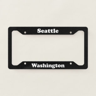 Seattle WA License Plate Frame