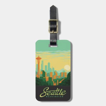 Seattle  Wa Luggage Tag by AndersonDesignGroup at Zazzle