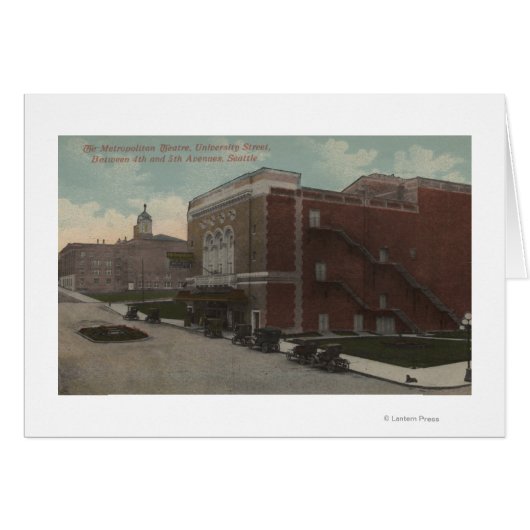 Seattle, WA - Metropolitan Cards (Front Horizontal)