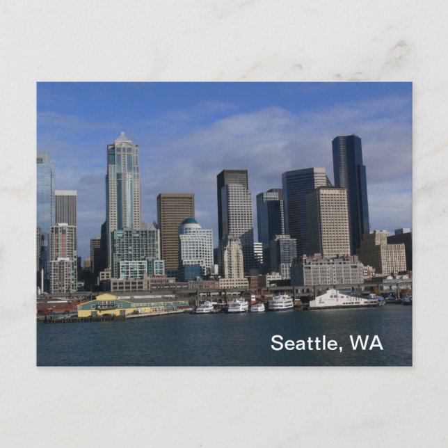 Seattle WA, postcard (Front)