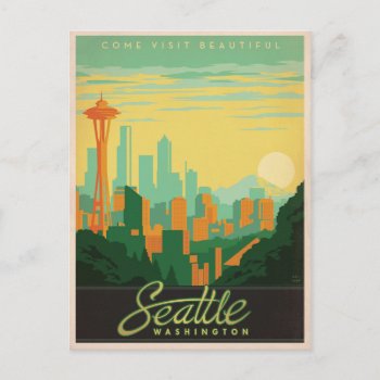 Seattle  Wa Postcard by AndersonDesignGroup at Zazzle