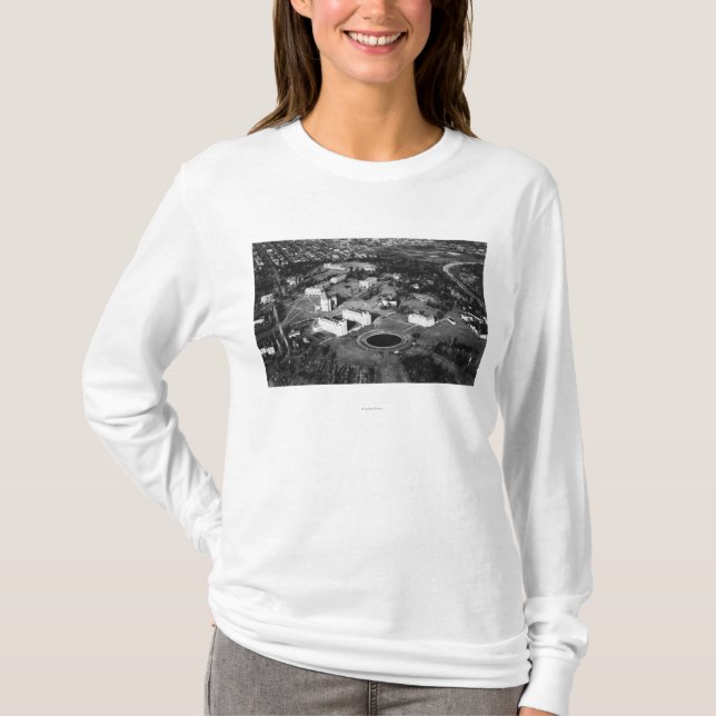 Seattle, WA University of WA Campus Aerial T-Shirt (Front)