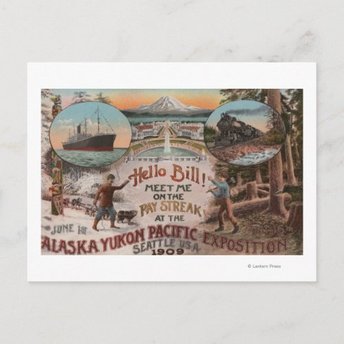 Seattle WAAD for Alaska Yukon Pacific Expo Postcard