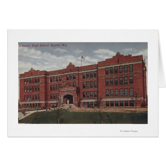 Seattle, WALincoln High School Cards (Front Horizontal)